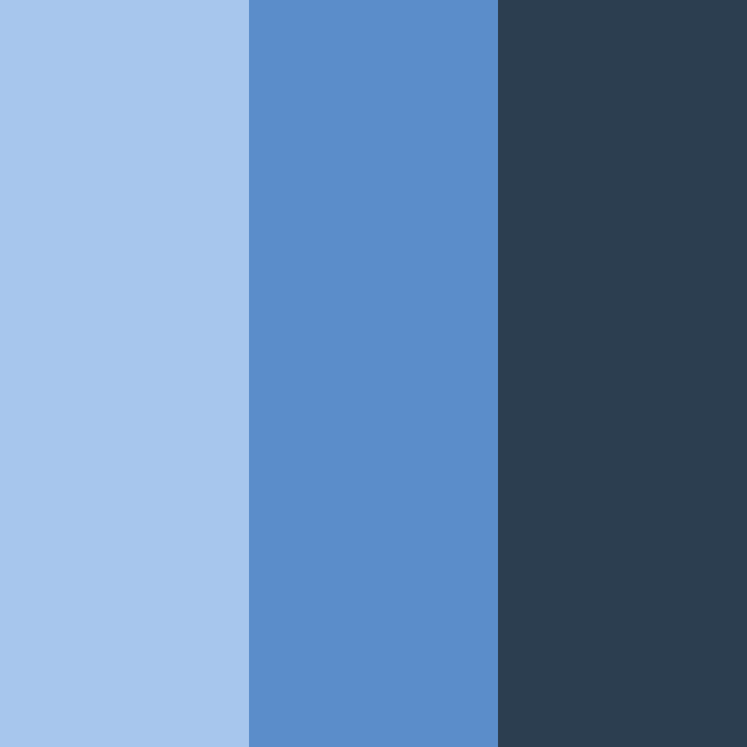 Download shades of indigo color palette PNG image (square)