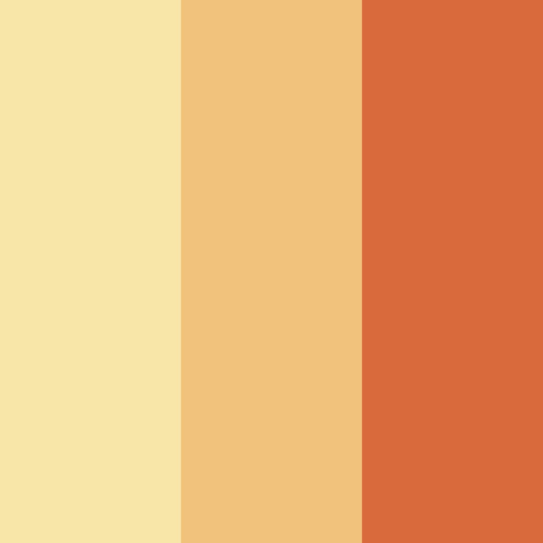Download golden sunset serenade color palette PNG image (square)