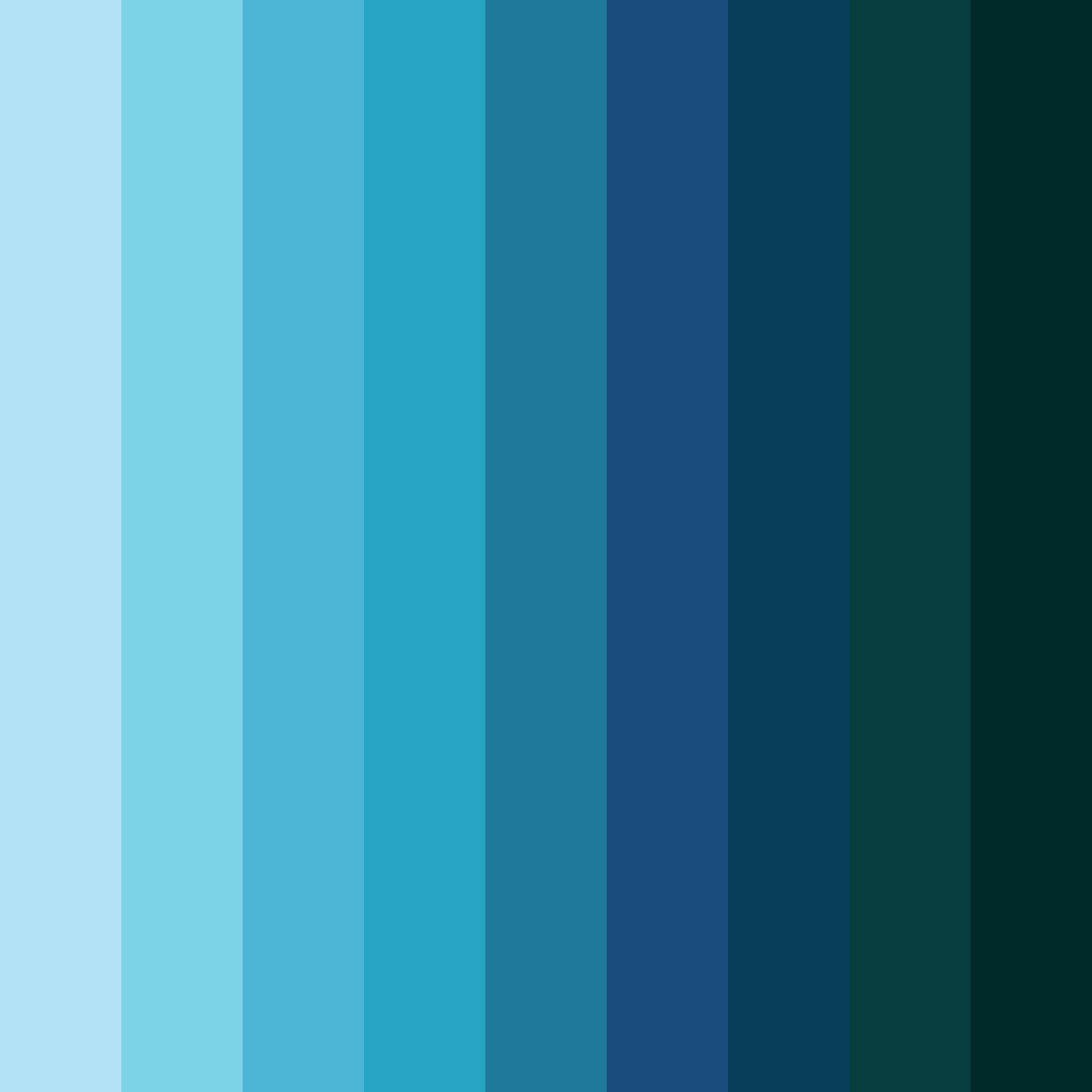 Download tropical twilight color palette PNG image (square)