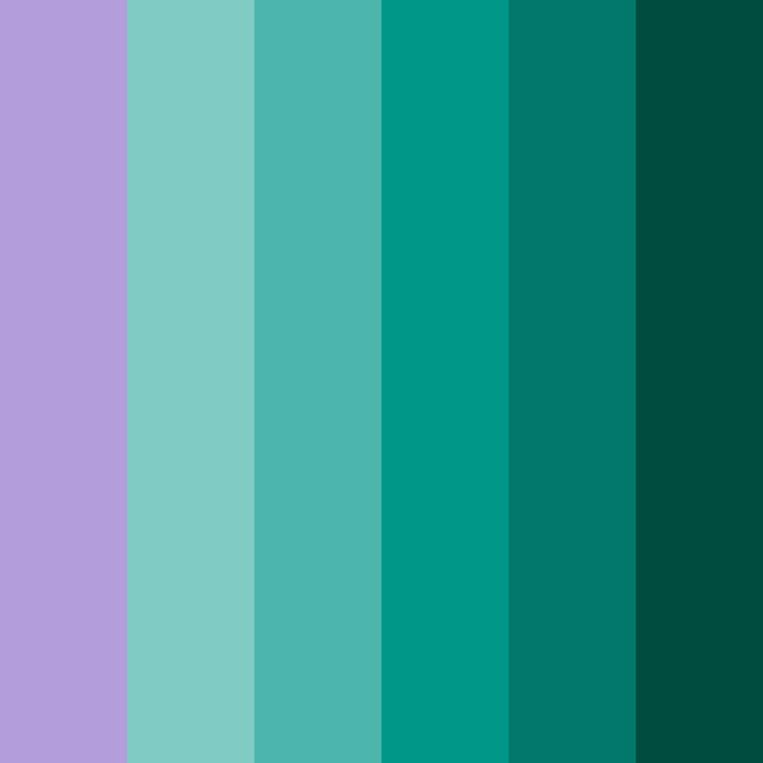 Download purple teal dream color palette PNG image (square)