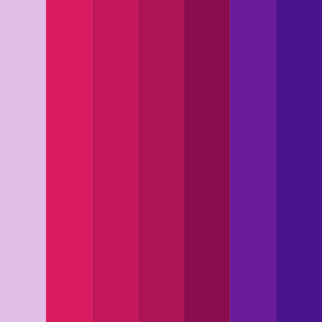 Download violet reverie color palette PNG image (square)
