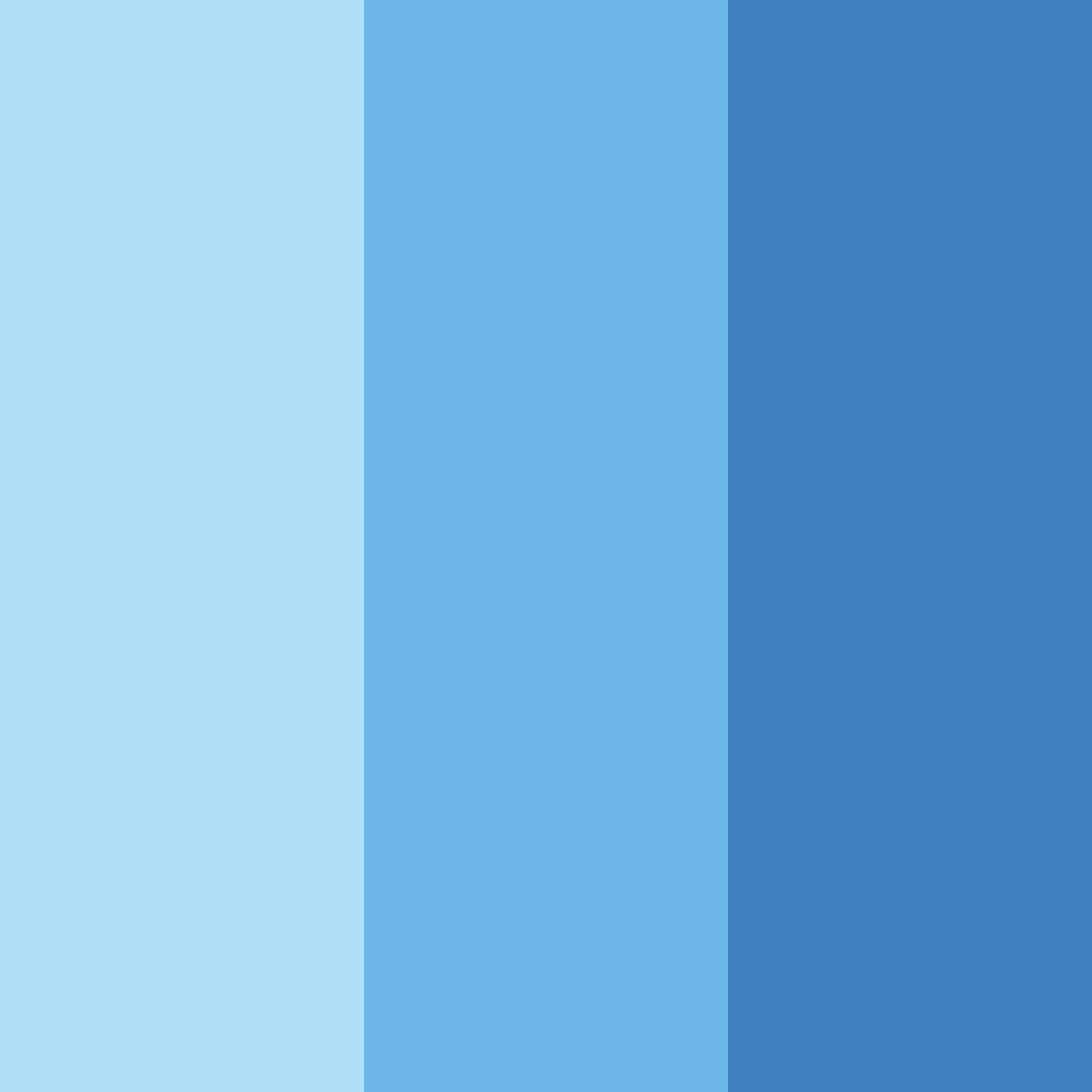 Download azure cascade color palette PNG image (square)