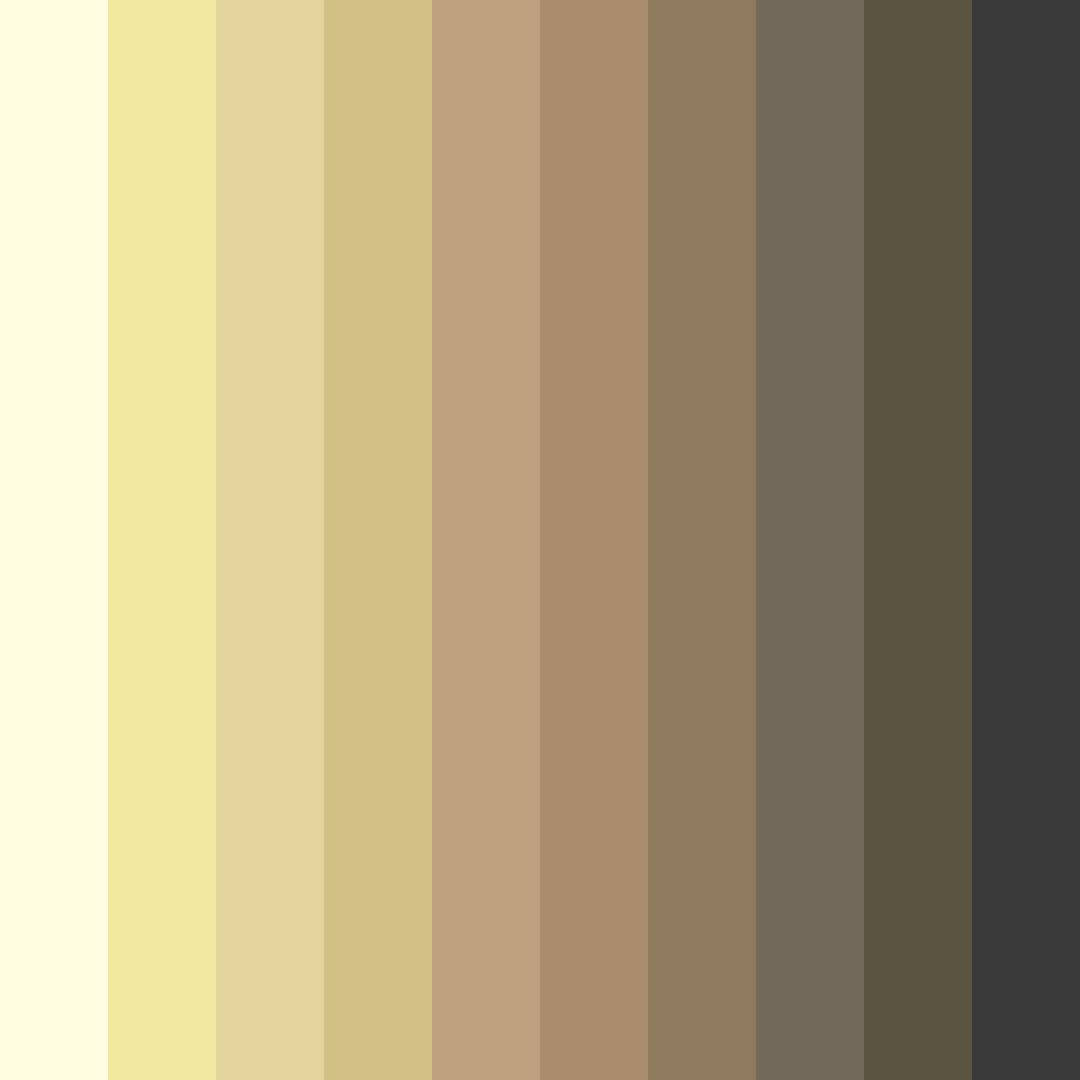 Download sunset dunes color palette PNG image (square)