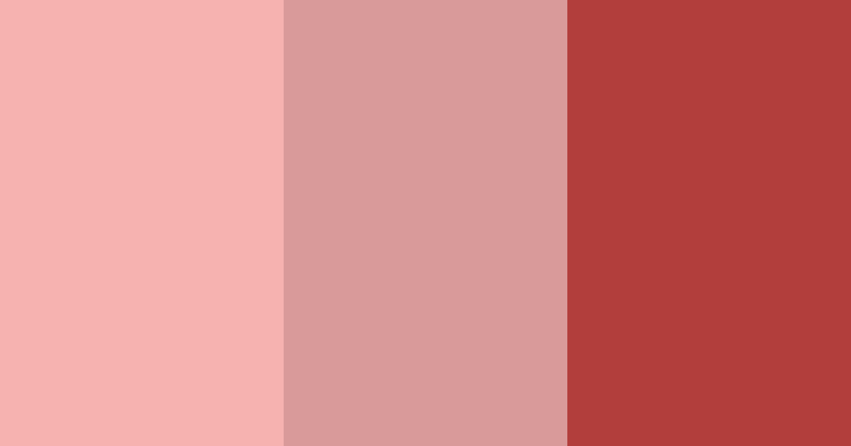 Download red shades color palette PNG image (landscape)