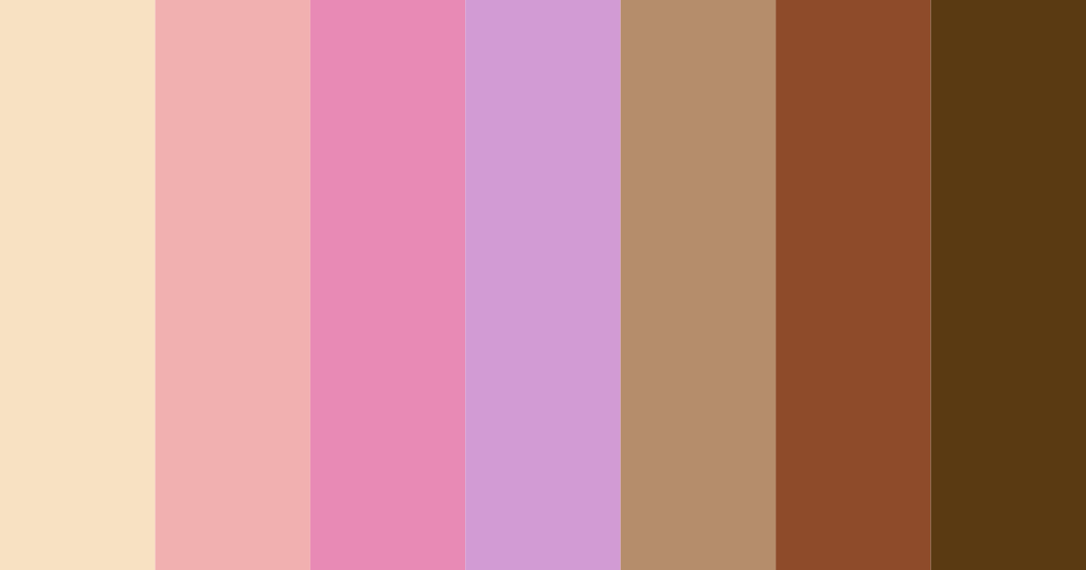 Download sunset whispers color palette PNG image (landscape)