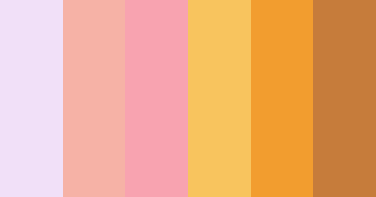 Download lilac sunset color palette PNG image (landscape)