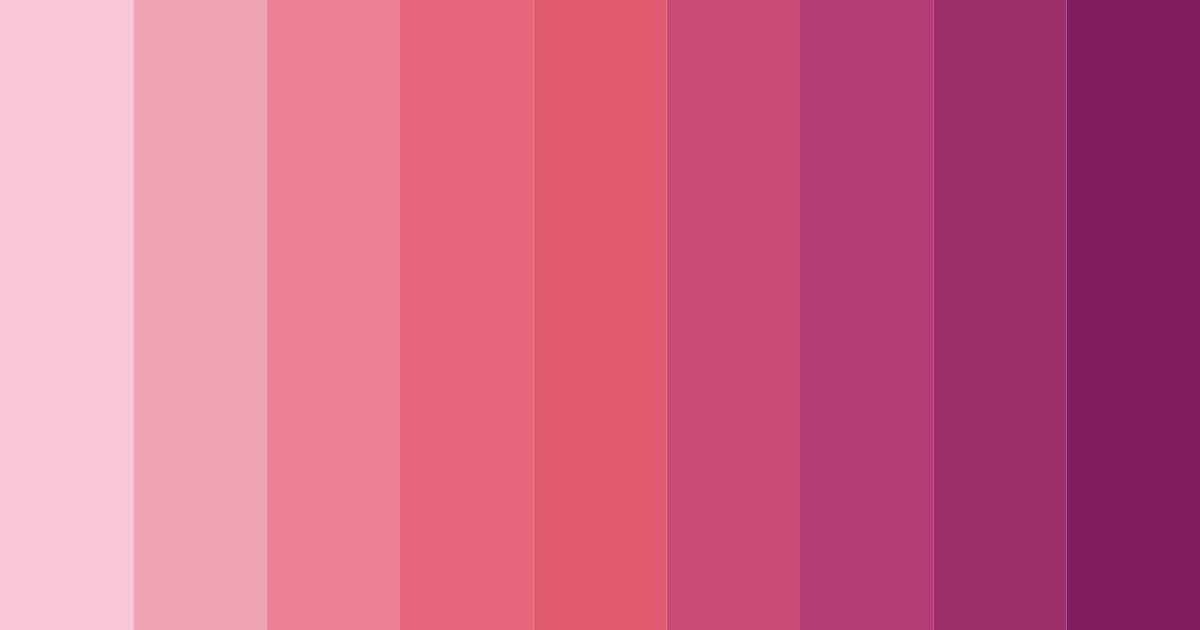 Download pearly pink dream color palette PNG image (landscape)