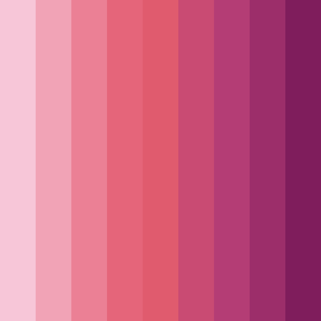 Download pearly pink dream color palette PNG image (square)