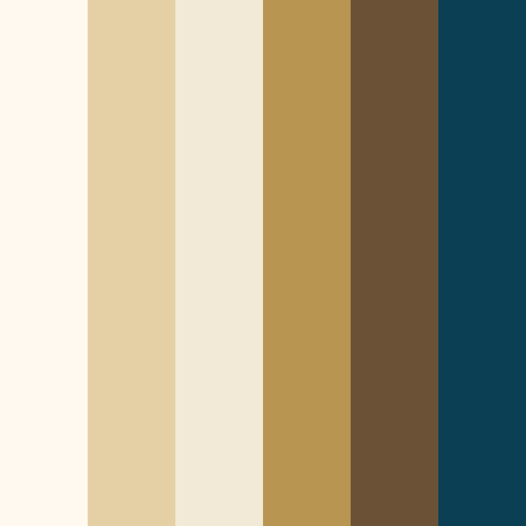 Download coastal sunrise color palette PNG image (square)