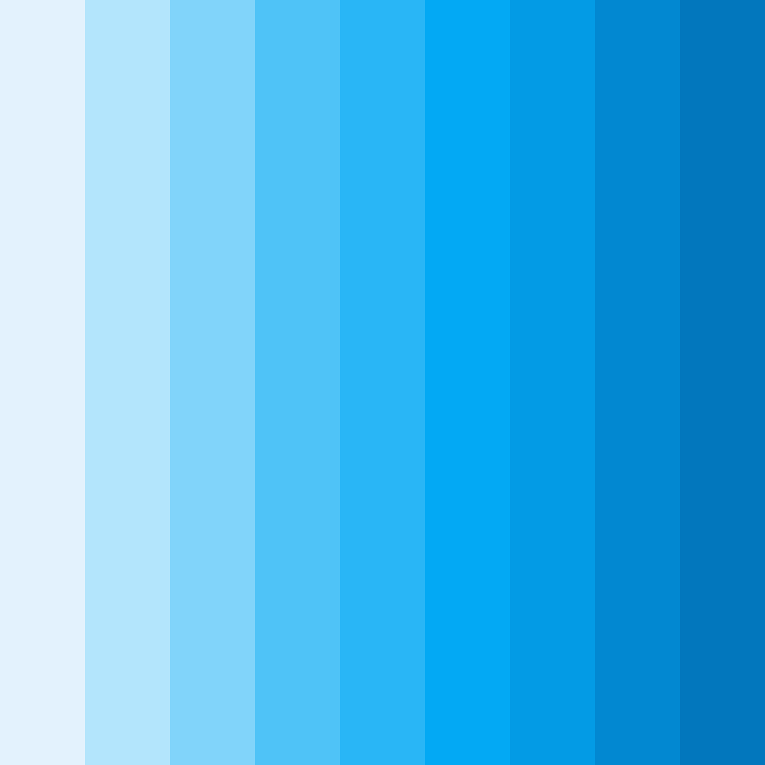Download glacial reflections color palette PNG image (square)