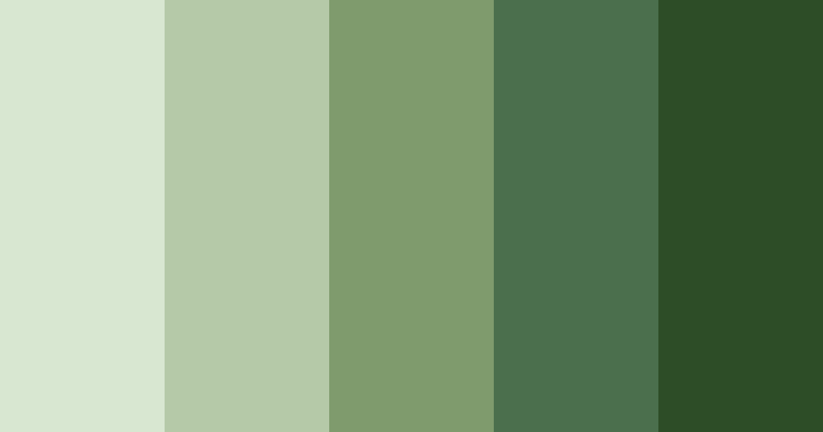 Download green earth color palette PNG image (landscape)