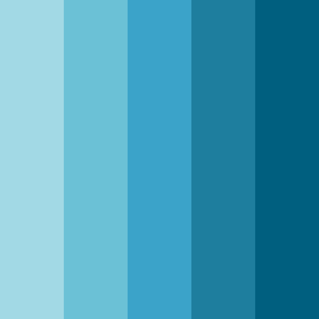 Download teal sunshine color palette PNG image (square)