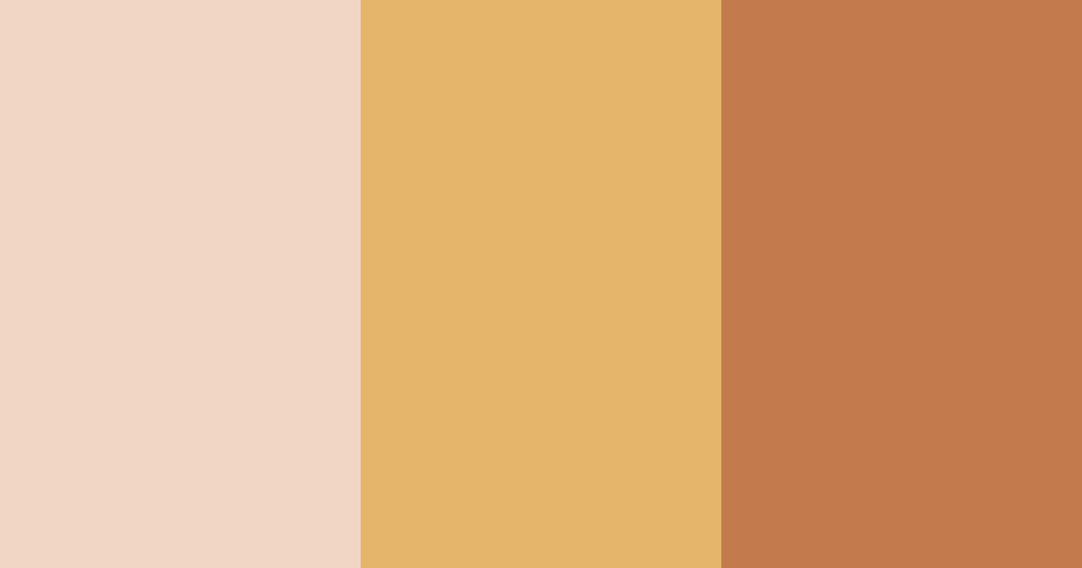Download rustic creamsicle color palette PNG image (landscape)