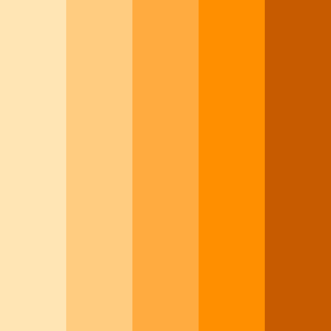 Download citrus sunrise color palette PNG image (square)