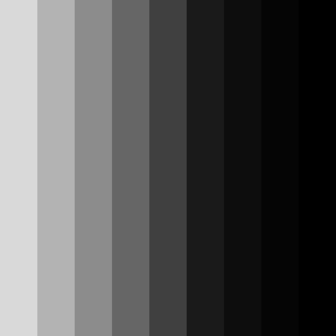 Download shades of obsidian color palette PNG image (square)
