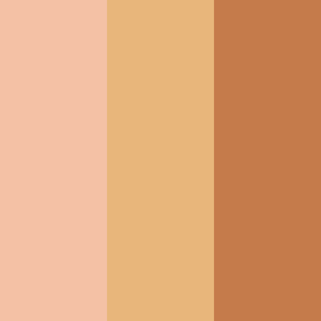 Download cinnamon cream dream color palette PNG image (square)