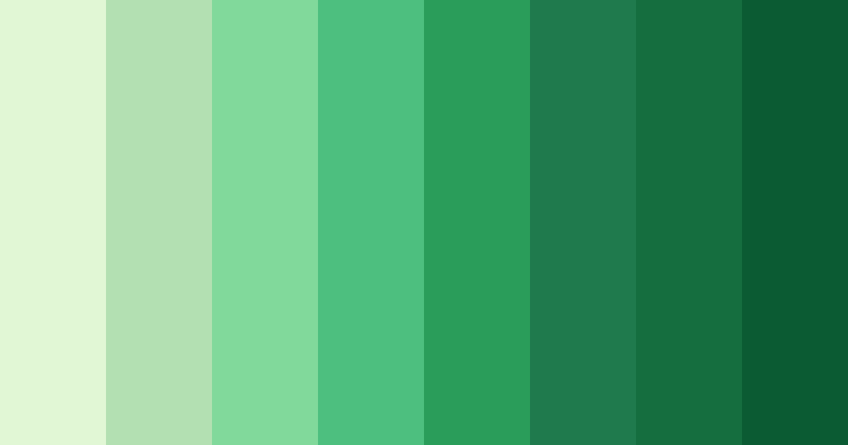 Download emerald awakening color palette PNG image (landscape)