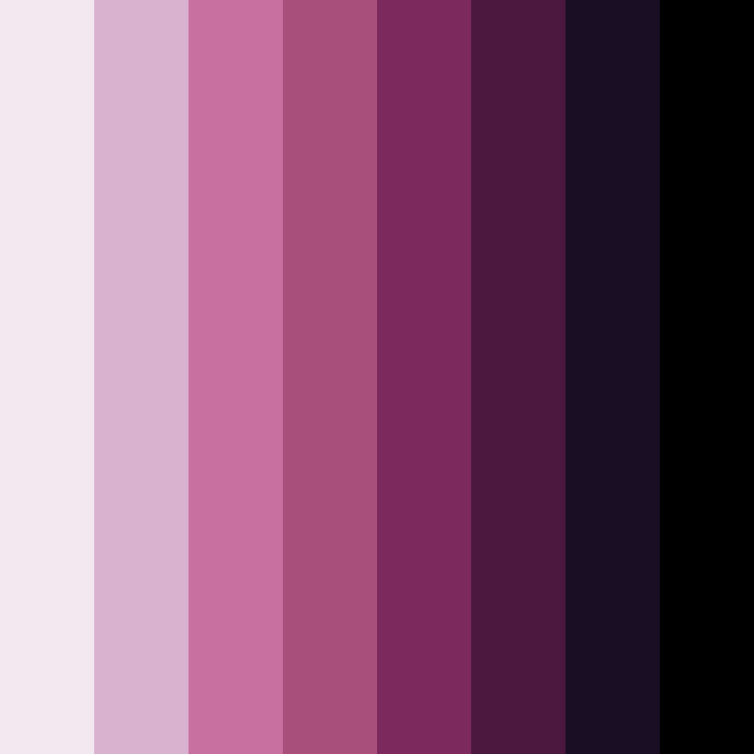 Download galactic guardian hues color palette PNG image (square)