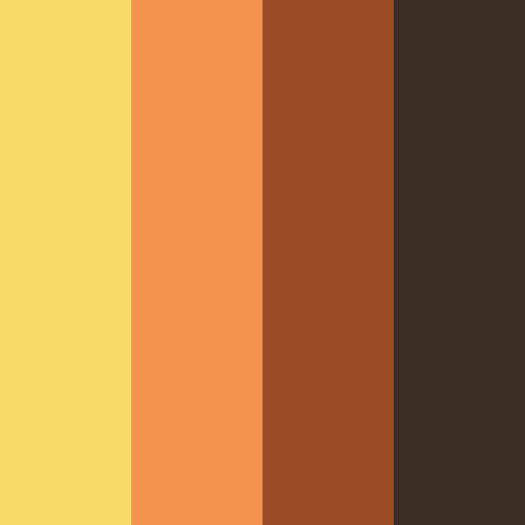 Download orange halloween sky color palette PNG image (square)