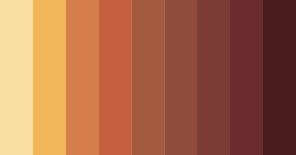 Download brown groove color palette PNG image (landscape)