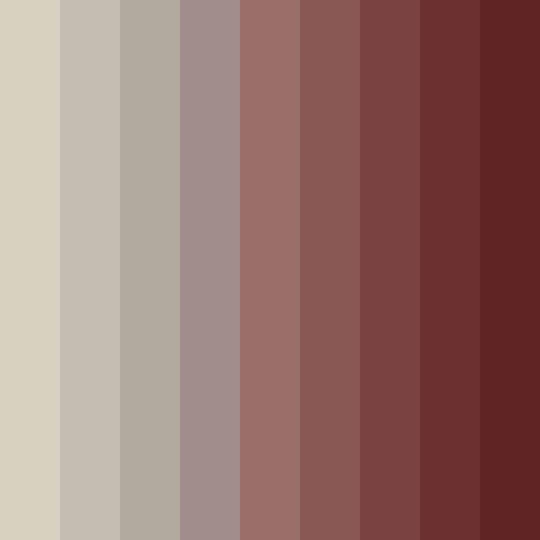 Download shades of brown color palette PNG image (square)