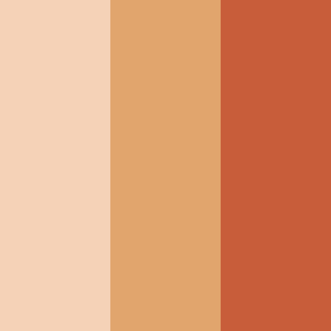 Download caramel sunrise color palette PNG image (square)