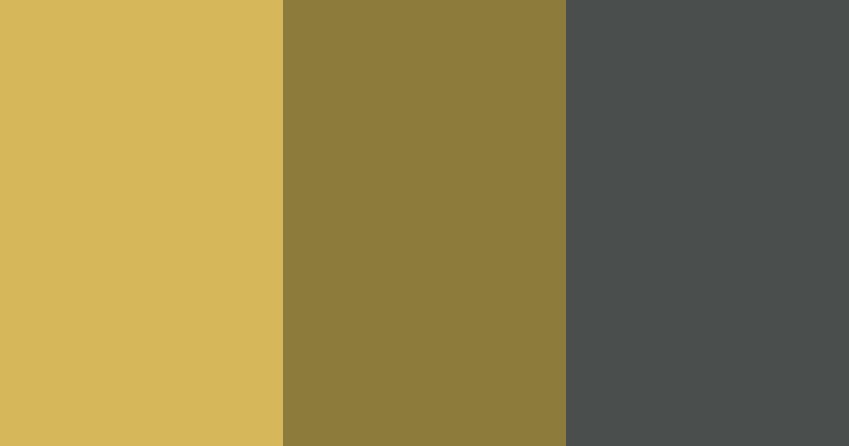 Download amber and olive shades color palette PNG image (landscape)