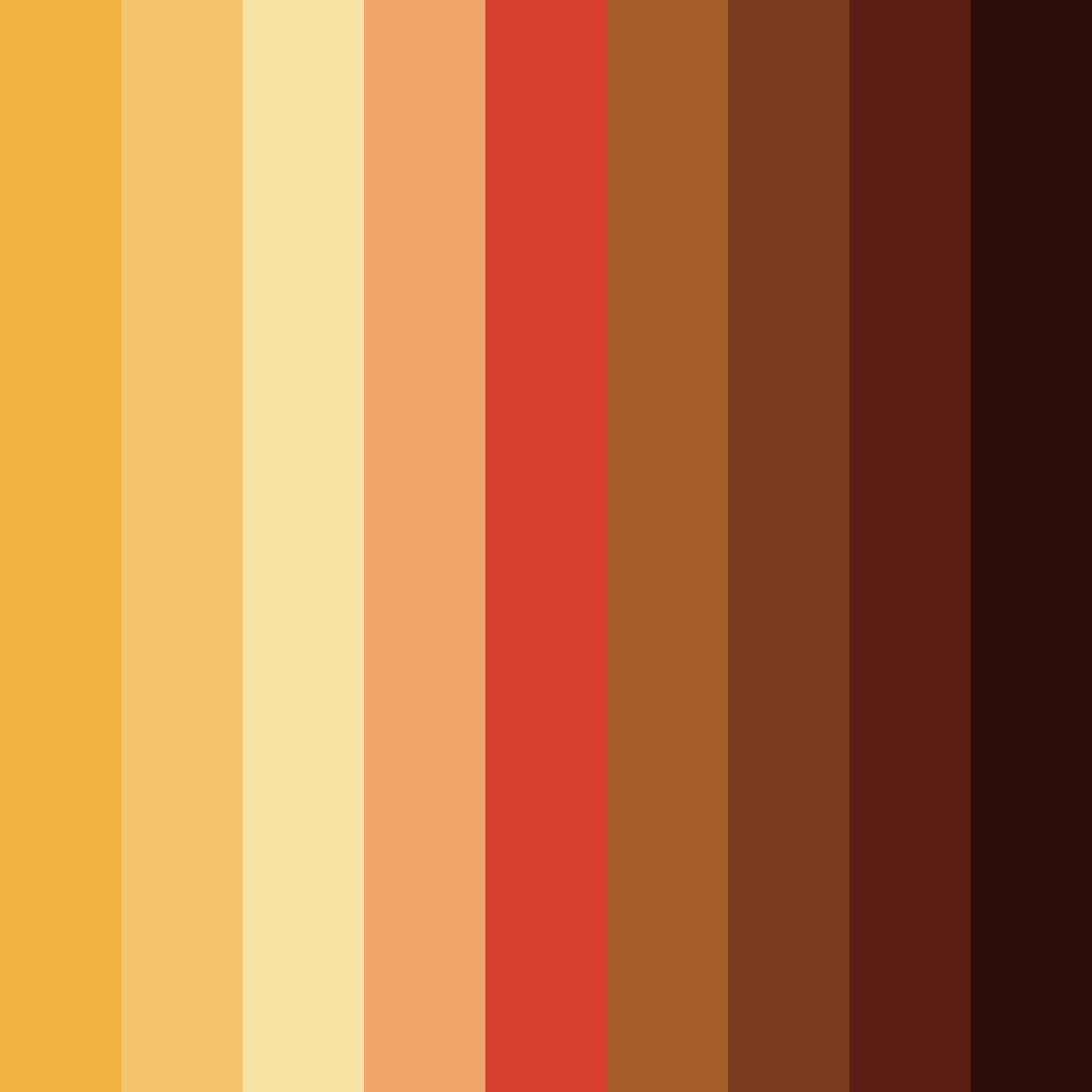 Download savannah glow color palette PNG image (square)