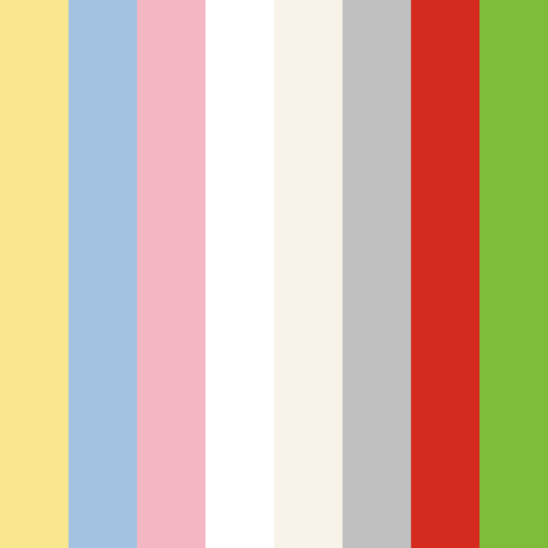 Download cheerful colors color palette PNG image (square)