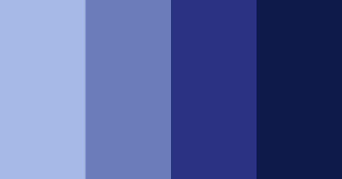 Download midnight serenade color palette PNG image (landscape)