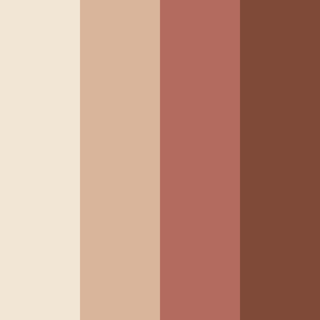 Download rustic sunrise color palette PNG image (square)