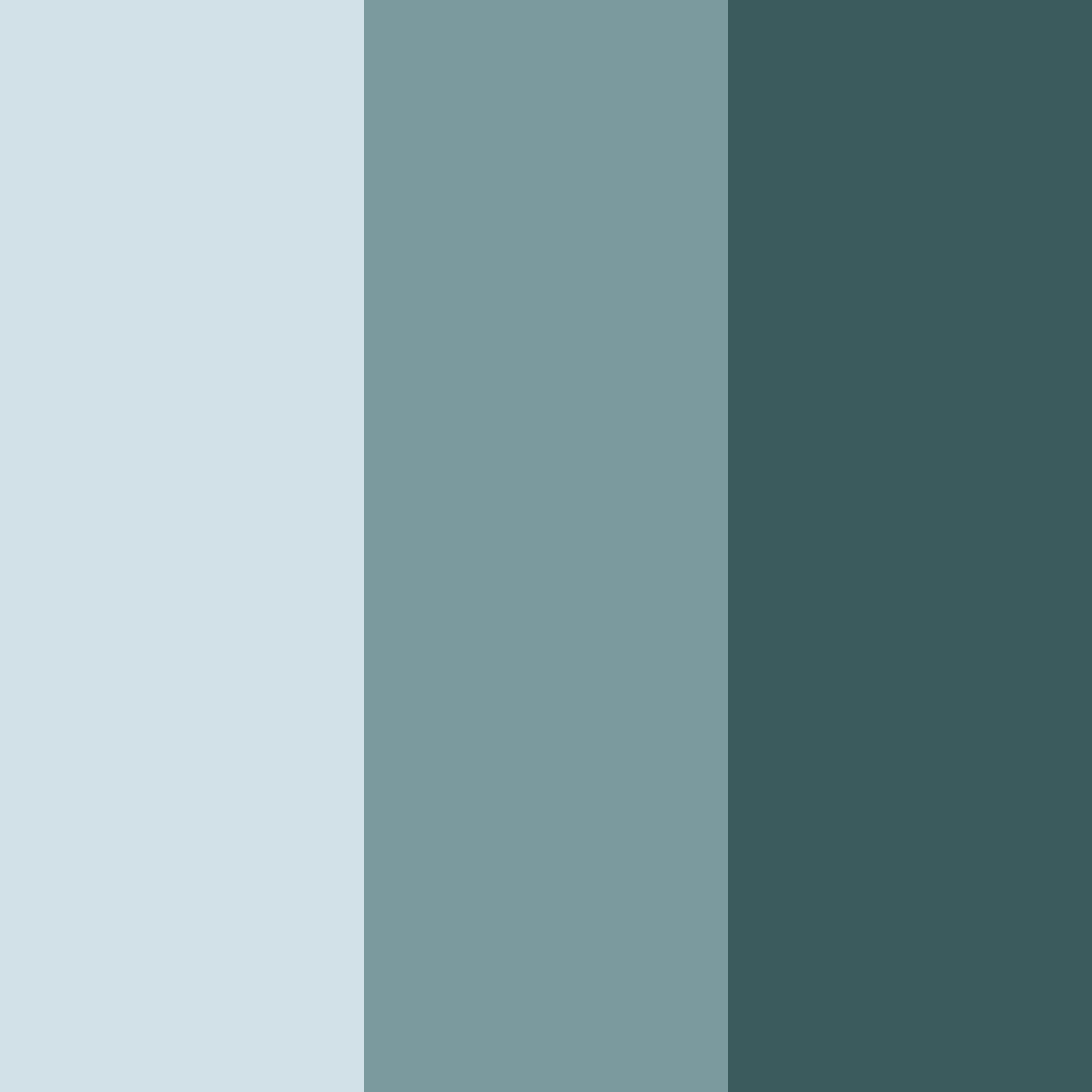 Download cool blue green color palette PNG image (square)