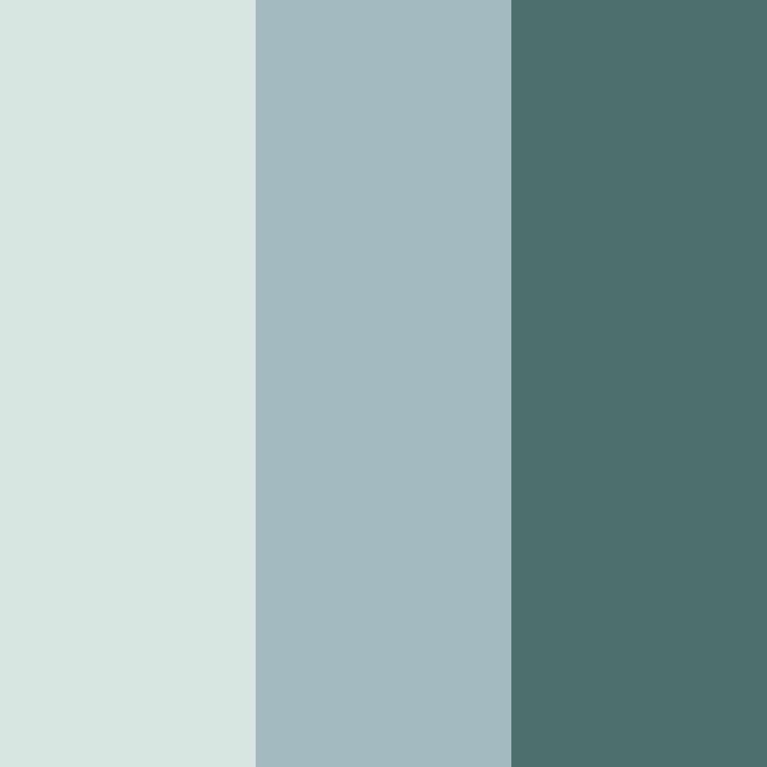 Download cool teal color palette PNG image (square)