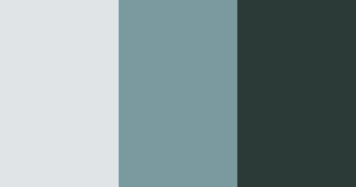 Download frosted evergreen serenity color palette PNG image (landscape)
