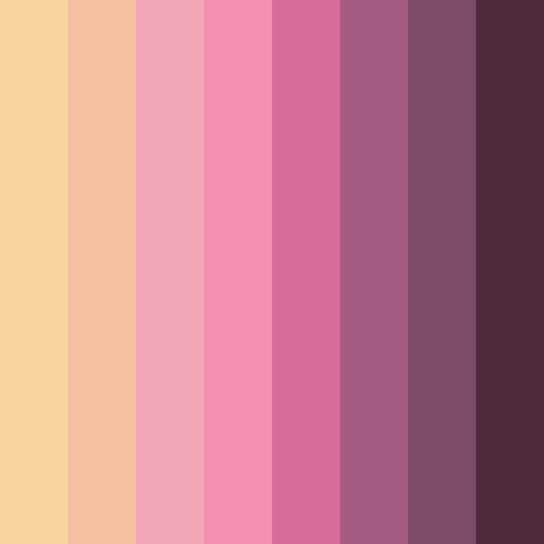 Download sweet indulgence color palette PNG image (square)