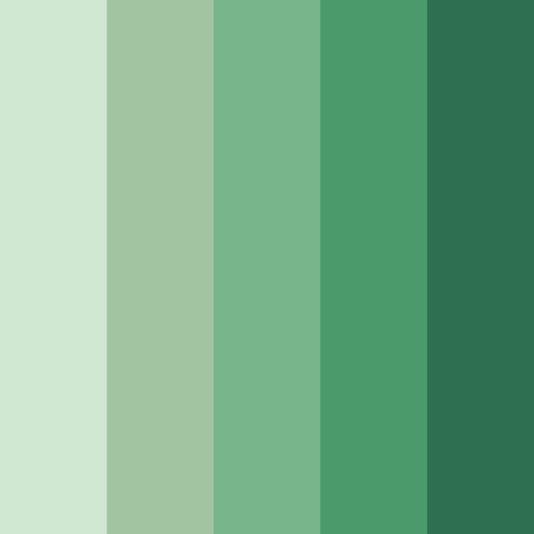 Download sporty green color palette PNG image (square)