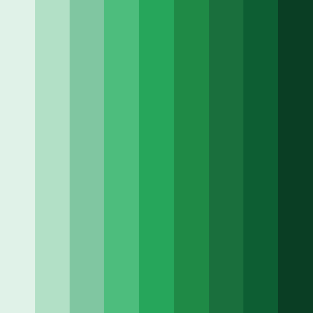 Download athletic verdancy color palette PNG image (square)