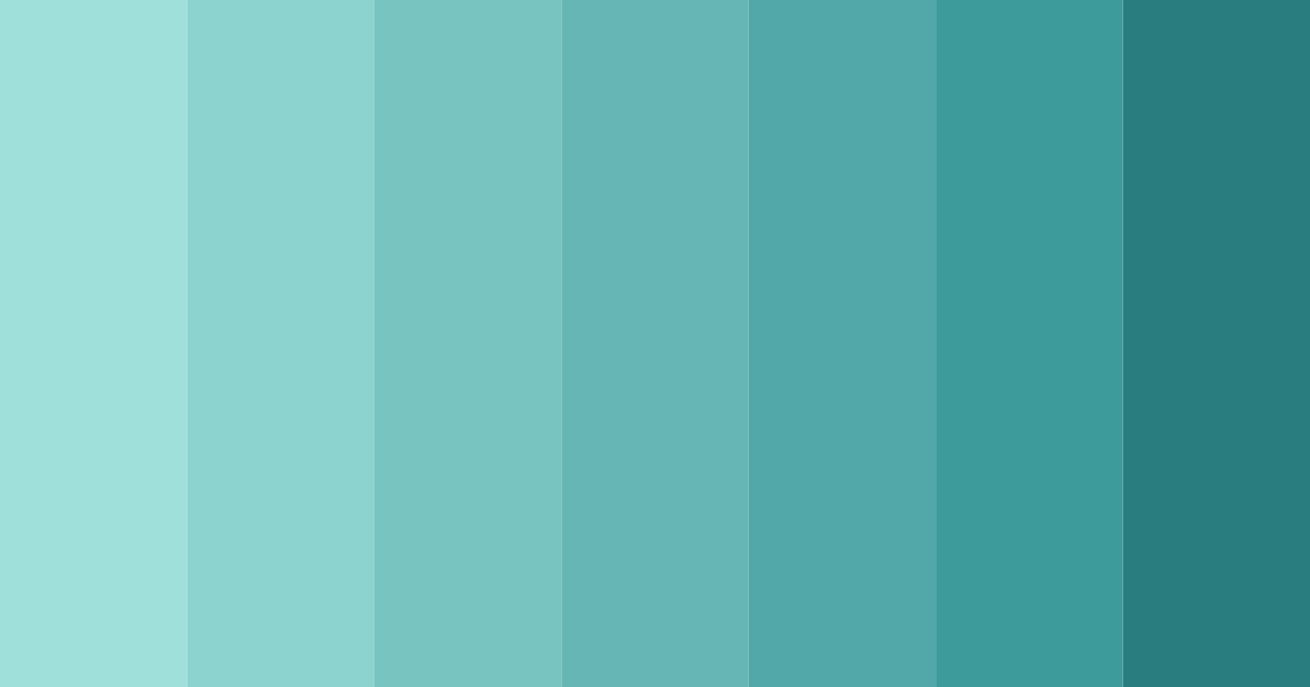 Download tropical tranquility color palette PNG image (landscape)