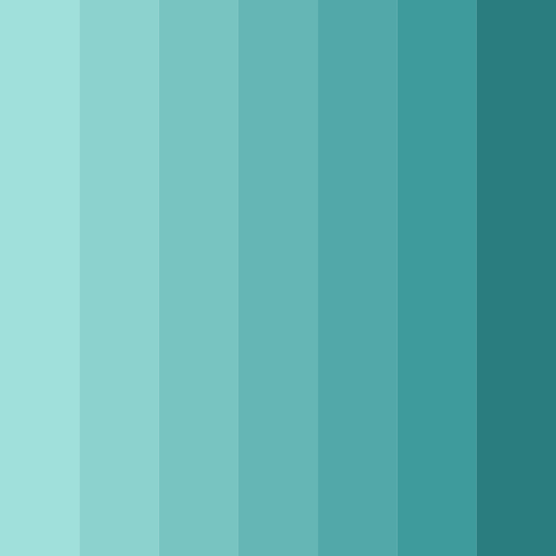 Download tropical tranquility color palette PNG image (square)