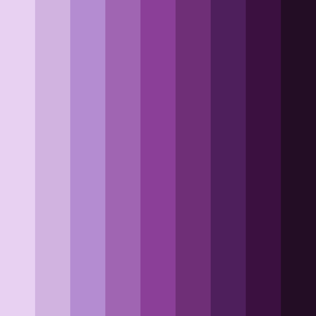 Download midnight purple shades color palette PNG image (square)