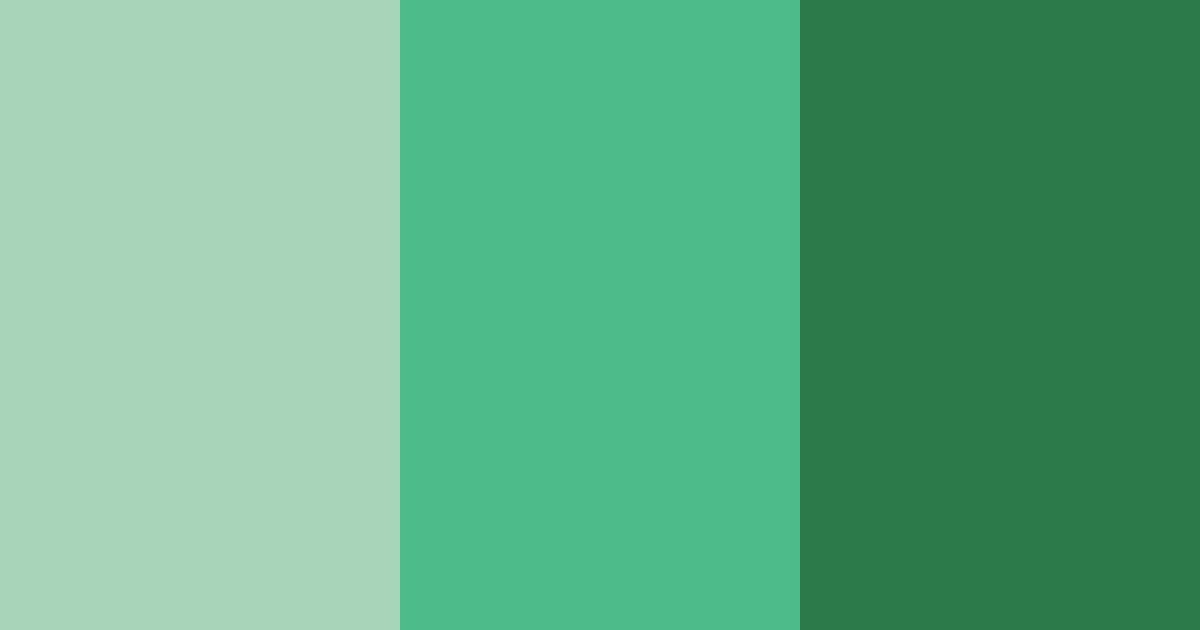 Download green forest walk color palette PNG image (landscape)