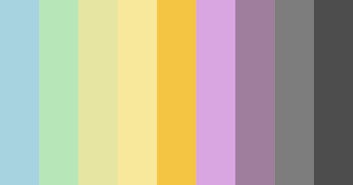 Download whimsical oasis color palette PNG image (landscape)