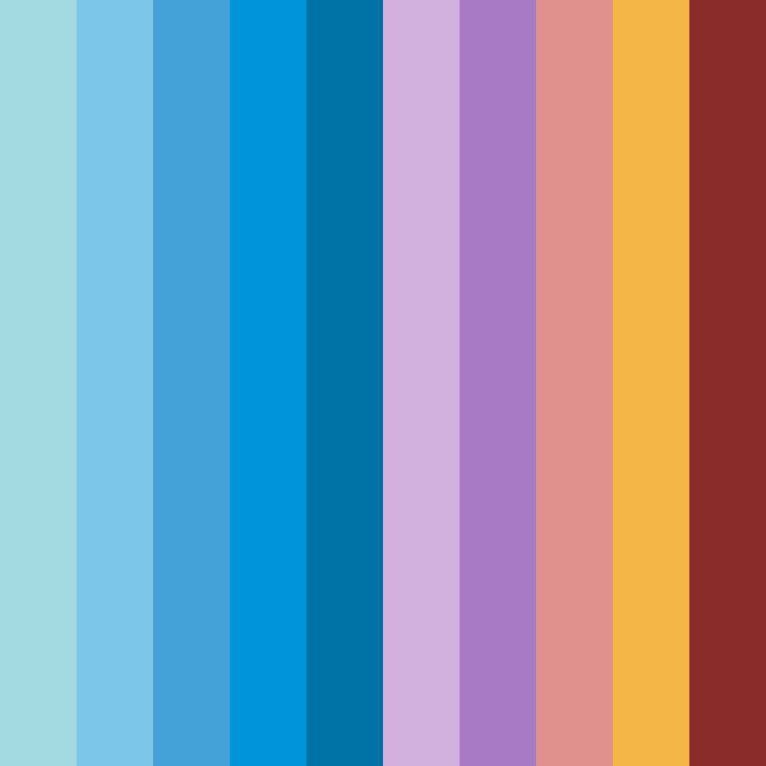 Download neon abyss color palette PNG image (square)