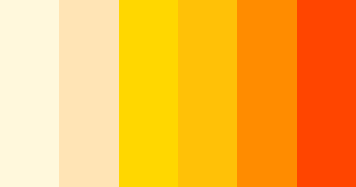 Download golden sunset color palette PNG image (landscape)