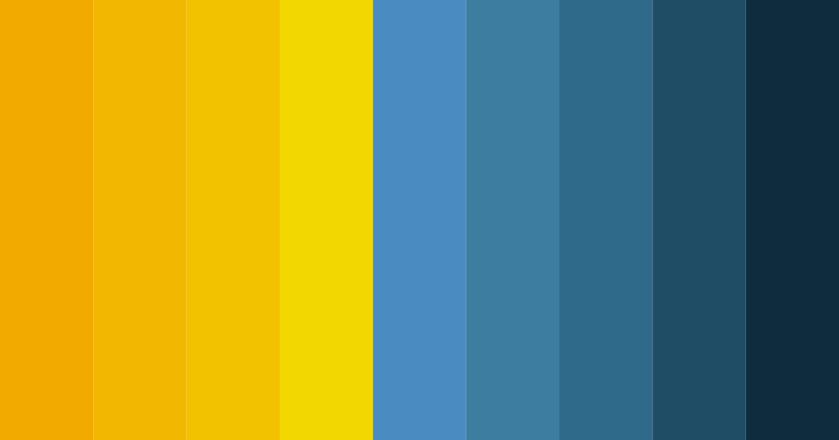 Download deep blue and sunny orange color palette PNG image (landscape)