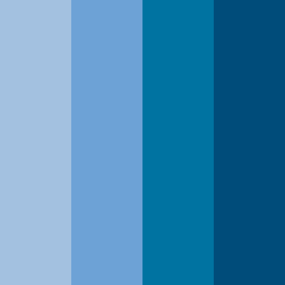 Download azure serenity color palette PNG image (square)