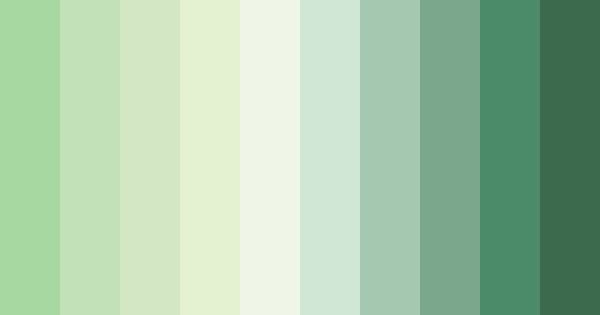 Download emerald whisper color palette PNG image (landscape)
