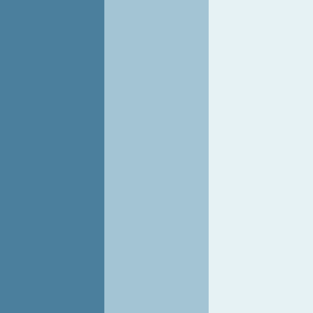 Download teal tide color palette PNG image (square)