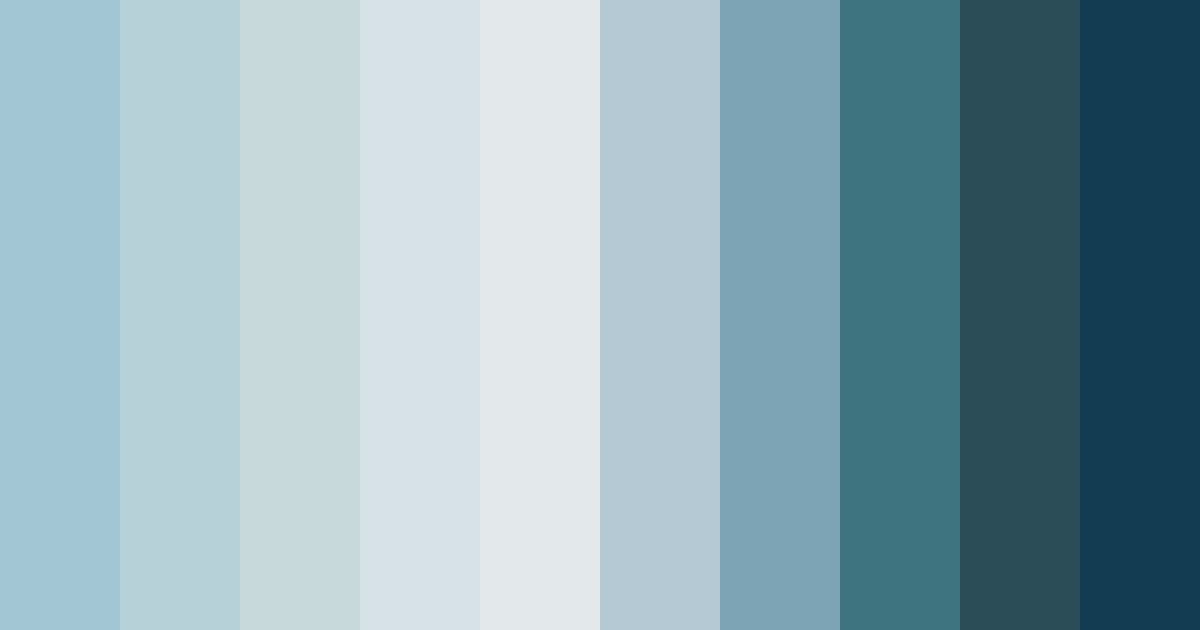 Download teal depths color palette PNG image (landscape)