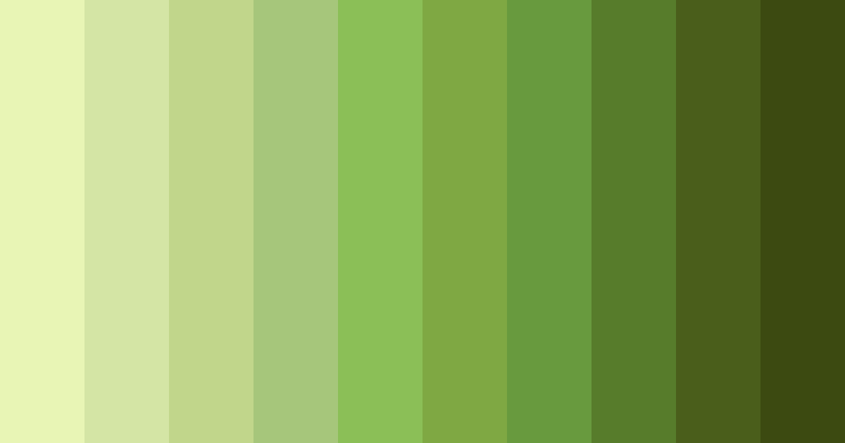 Download green meadow color palette PNG image (landscape)